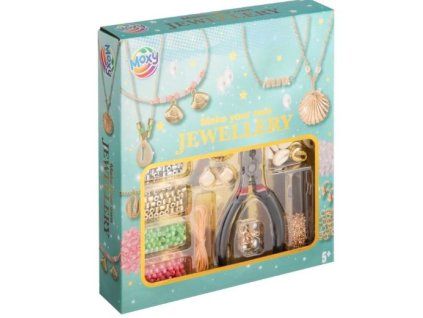 Sada na výrobu šperků včetně kleštiček - modrá