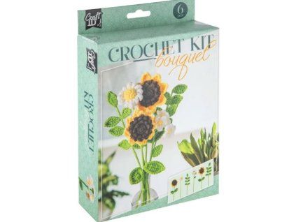 Háčkování - Květina, slunečnice
