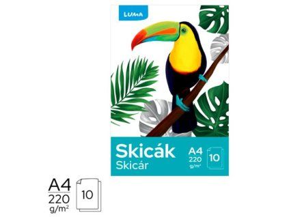 Skicák A4 10l LUMA