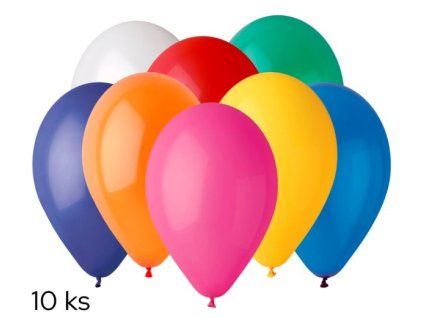 Balónky 10ks OBYČ. mix