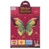 Papírová intarzie podle čísel, A4- motýl