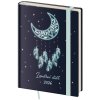 Týdenní diář B6 Lunární Dream s gumičkou