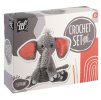 Háčkovací sada – roztomilý sloník Toník, kreativní set pro výrobu plyšového slona 15 × 12 cm z www.majjam.cz