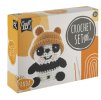 Dětská sada na háčkování – panda, kreativní set s přízí, háčkem a výplní pro výrobu roztomilého zvířátka, www.majjam.cz