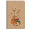 Notes A5 KRAFT Princ s moderní grafikou na kraftové obálce, linkovaný blok se stužkou, pevná vazba V4 – www.majjam.cz