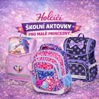 NOVINKY - Máte doma malou prvňačku? První školní dny jsou velké dobrodružství… a správná aktovka je jejich začátek. 💖 ️...