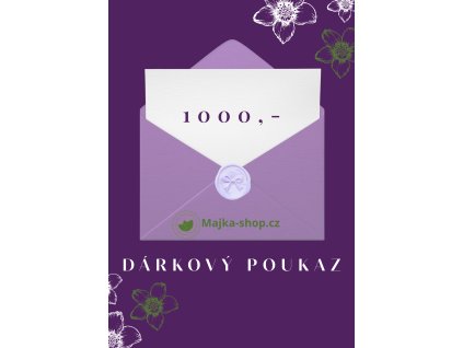 Dárkový poukaz na nákup v e-shopu 1000 Kč