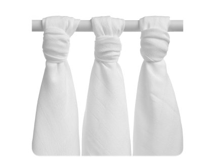 Bambusové pleny XKKO BMB 70x70 Bílé 3ks