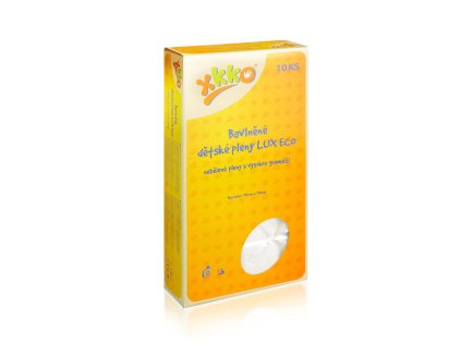 Vysokogramážní dětské pleny XKKO LUX ECO 70x70 - Natural