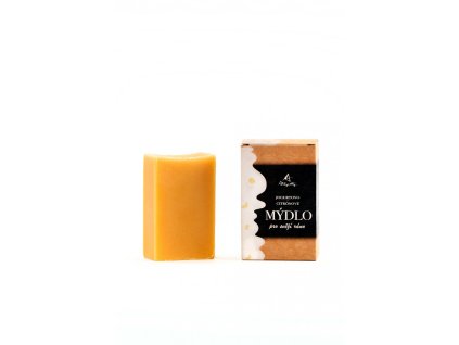 jogurtovo citronove mydlo pro svezi rano krajene 90g