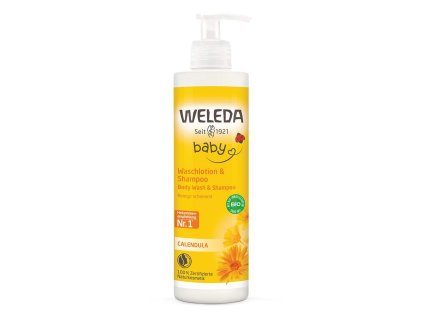 weleda baby mesickovy myci krem a sampon 400 ml