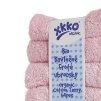 BIO bavlněné froté ubrousky XKKO Organic 21x21- Baby Pink