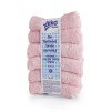 BIO bavlněné froté ubrousky XKKO Organic 21x21- Baby Pink