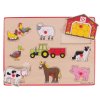 Bigjigs Toys Vkládací puzzle Farmářský statek