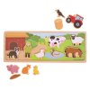 Bigjigs Toys Magnetické puzzle farma