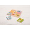 Bigjigs Toys Dřevěné vkládací puzzle 9 zvířátek
