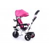 3266 1 ecotoys detska trojkolka s otocnym sedadlom s360 ruzova