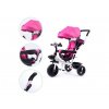 3266 2 ecotoys detska trojkolka s otocnym sedadlom s360 ruzova