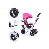 3266 3 ecotoys detska trojkolka s otocnym sedadlom s360 ruzova