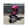 3266 4 ecotoys detska trojkolka s otocnym sedadlom s360 ruzova