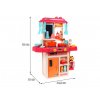 3173 1 majlo toys detska kuchynka so zvukmi a parou little chef ruzova