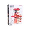 3173 7 majlo toys detska kuchynka so zvukmi a parou little chef ruzova