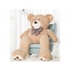 2270 plysovy medved maty 190 cm xxl bezovy