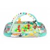 Ecotoys Your Way Ball Play oktató játszószőnyeg 5 az 1-ben 30 labdával zöld