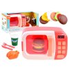 Majlo Toys Kids Microwave gyermek elemes mikrohullámú sütő rózsaszín