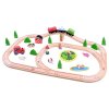Majlo Toys Wooden Train fa vonatpálya 50 darabos