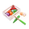 Majlo Toys Vegetable Box zöldségkészlet egy faládában
