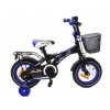 Mexller BMX 12" gyermekkerékpár vezetőrúddal fekete kék