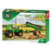 stavebnice Blocki traktor s vleckou 164 dilku