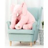 plysovy slon Belly polstar ruzovy 70cm