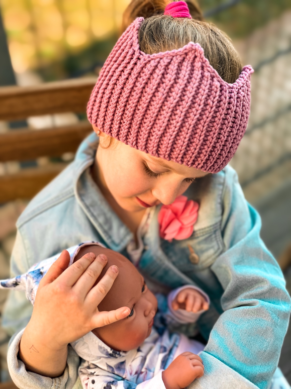 Háčkované korunky čelenky