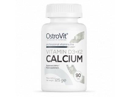 OstroVit Vitamin D3 + K2 + Vápník 90 tablet
