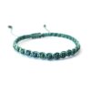 tyrkysový náramek z korálků