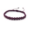 01 fialový korálkový náramek