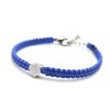 dětský modrý náramek se srdíčkem