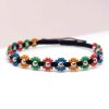 02 barevný kytičkový náramek