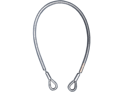 LANYARD AZ02 oceľové lanko - 2m