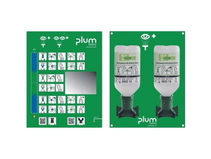 PLUM 4694 Eyew stanice 2x500ml 0,9% NaCl