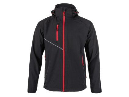FORCE Jacket black/red (Velikost S 44-46)