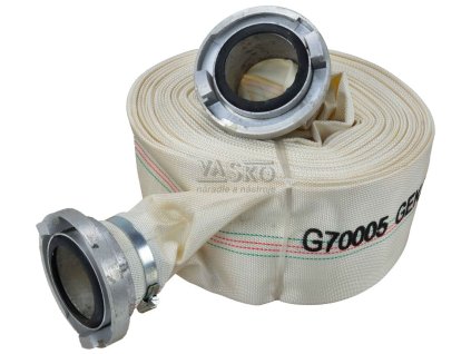 Hadica požiarnicka 3"/78 mm, 20 m, 8 barov s koncovkami, typ B, GEKO