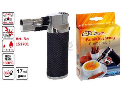 Kovový horák Creme brulée pre kuchárske potreby, ELICO