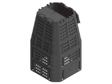 Kompostér 1.000 l čierny, rozmer 85 x 85 x 145 cm, PATROL