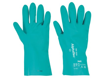 ANSELL  58-330 AlphaTec (Farba zelená, Veľkosť 11)