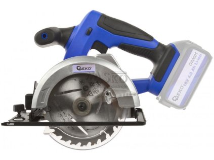Píla okružná akumulátorová, 18 V, Li-ion, bez batérie, GEKO