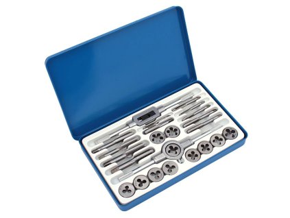 Sada závitnikov a závitových očiek, M5-M12, 24-dielna, XL-TOOLS