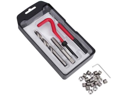 Sada na opravu poškodených závitov M10 x 1,5 15-dielna, XL-TOOLS
